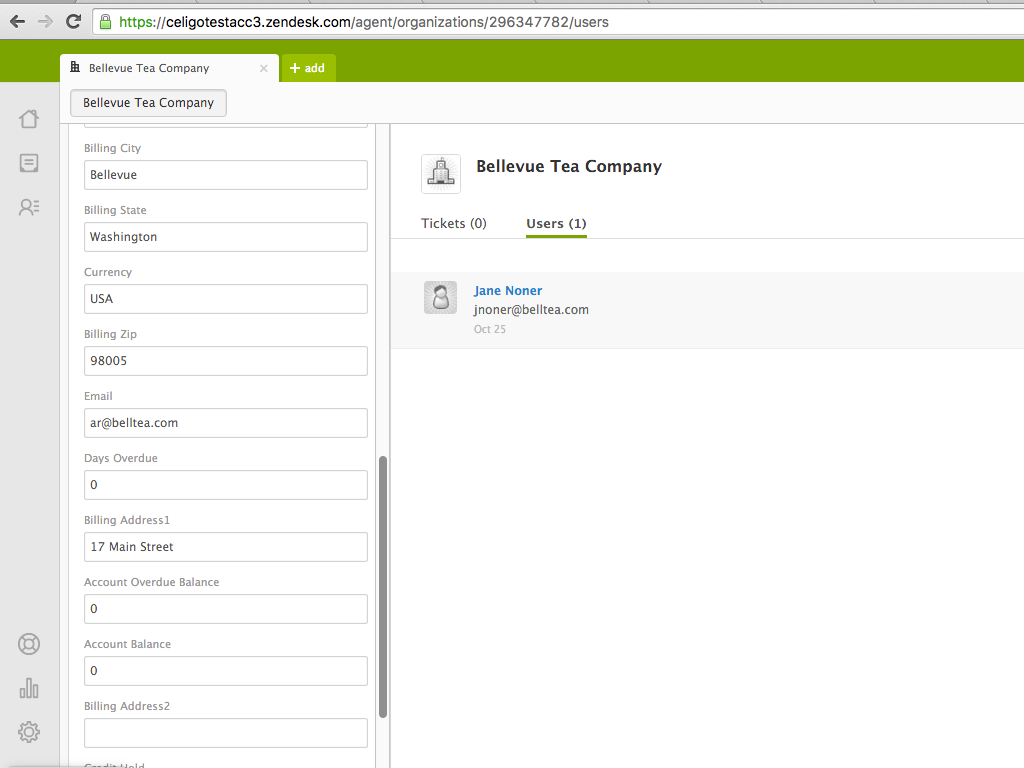 Celigo NetSuite Connector App Integration with Zendesk Support